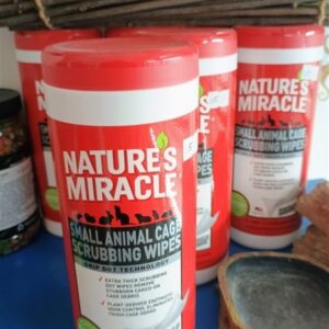 Natures Miracle Small Animal Cage Scrubbing Wipes min