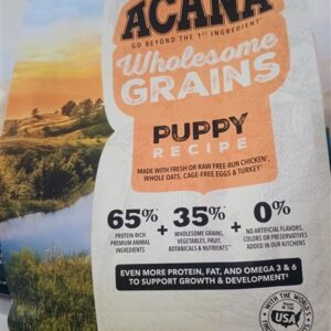 Acana Wholesome Grains Puppy Recipe 2 min
